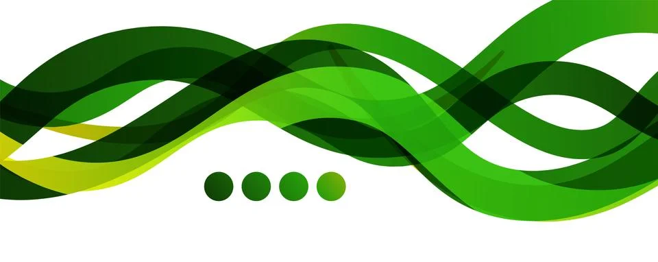 Abstract background - transparent overlapping wavy lines on white pattern 스톡 일러스트