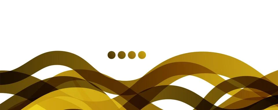 Abstract background - transparent overlapping wavy lines on white pattern Stock Illustration