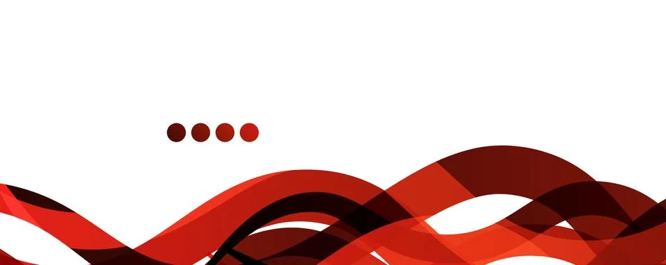 Abstract background - transparent overlapping wavy lines on white pattern Stock Illustration