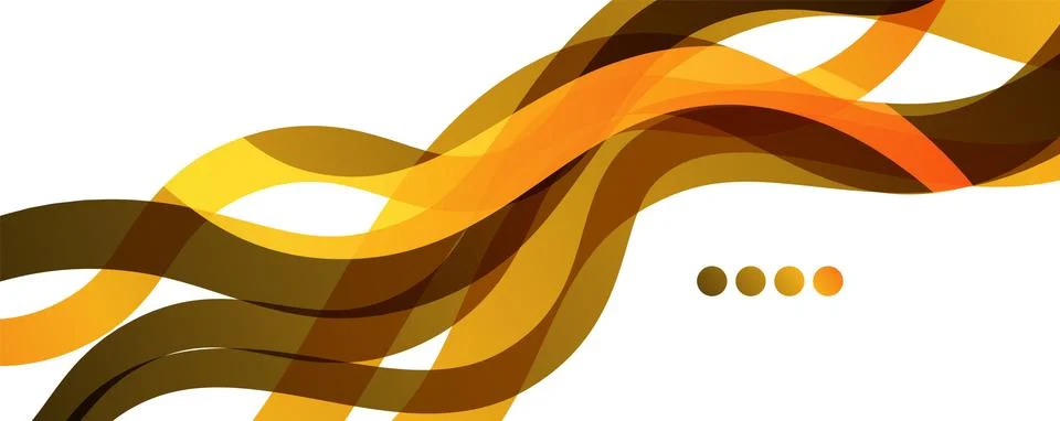 Abstract background - transparent overlapping wavy lines on white pattern イラスト素材
