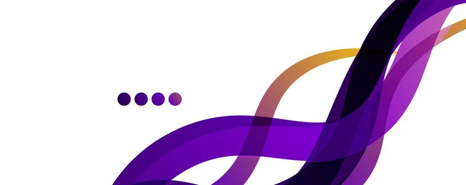 Abstract background - transparent overlapping wavy lines on white pattern Stock Illustration
