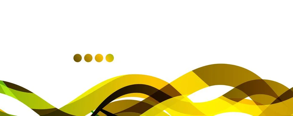 Abstract background - transparent overlapping wavy lines on white pattern Stock Illustration