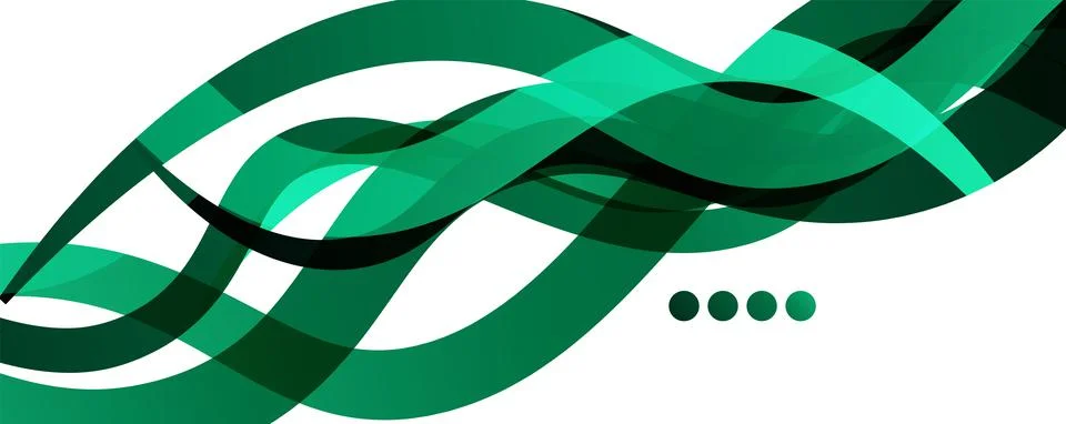 Abstract background - transparent overlapping wavy lines on white pattern 스톡 일러스트