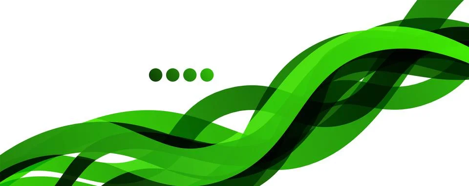 Abstract background - transparent overlapping wavy lines on white pattern イラスト素材