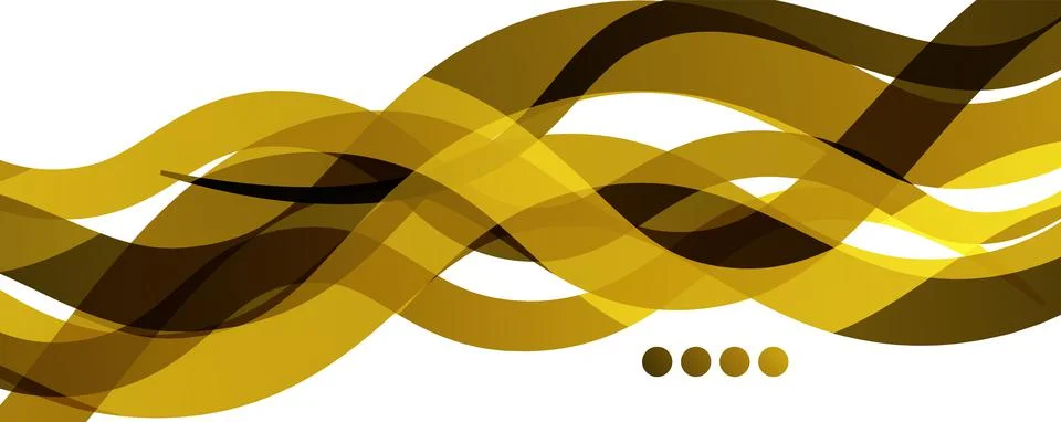Abstract background - transparent overlapping wavy lines on white pattern イラスト素材