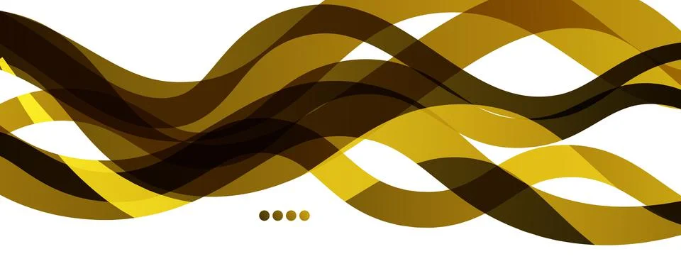 Abstract background - transparent overlapping wavy lines on white pattern 스톡 일러스트