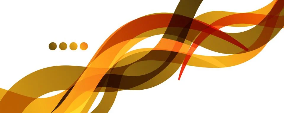 Abstract background - transparent overlapping wavy lines on white pattern 스톡 일러스트