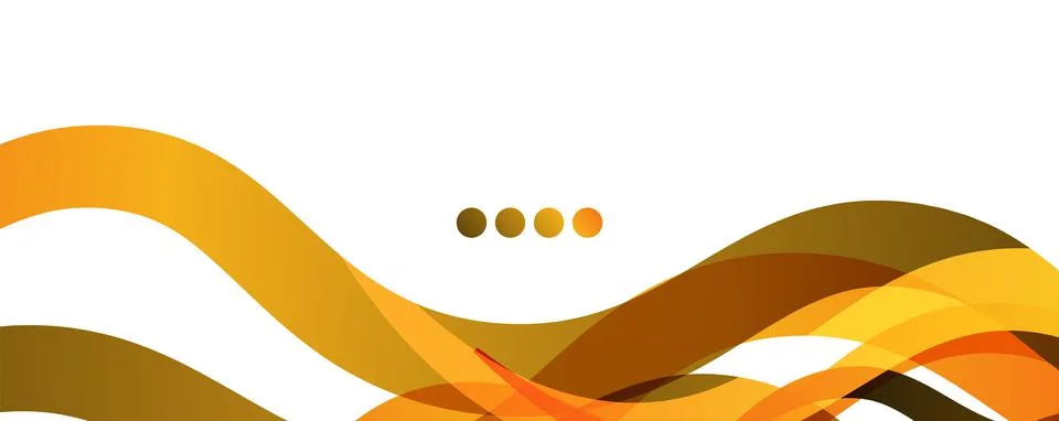 Abstract background - transparent overlapping wavy lines on white pattern Illustrazione stock