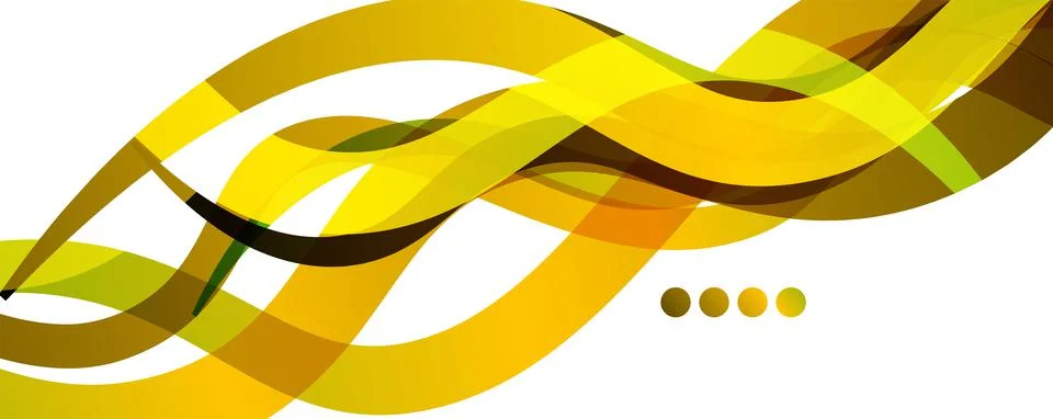 Abstract background - transparent overlapping wavy lines on white pattern 스톡 일러스트