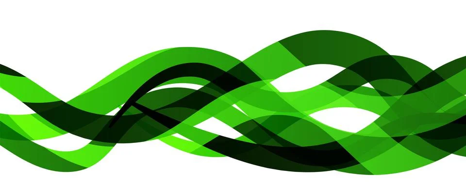 Abstract background - transparent overlapping wavy lines on white pattern 스톡 일러스트