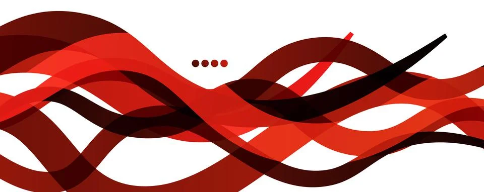 Abstract background - transparent overlapping wavy lines on white pattern 스톡 일러스트