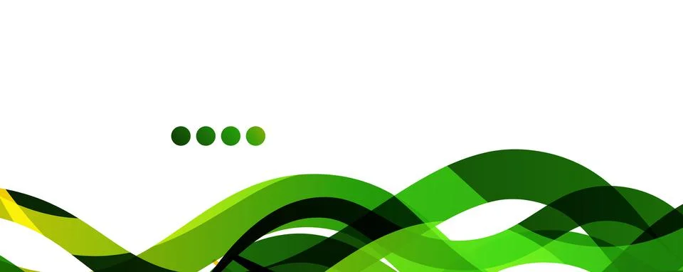 Abstract background - transparent overlapping wavy lines on white pattern Stock Illustration