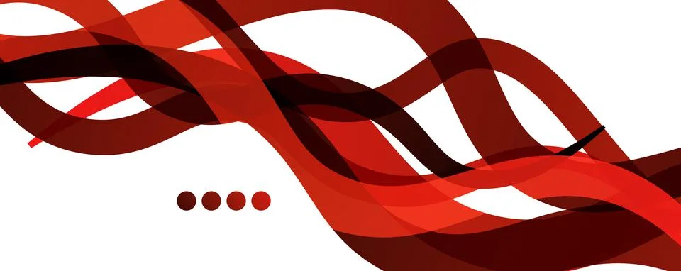 Abstract background - transparent overlapping wavy lines on white pattern 스톡 일러스트