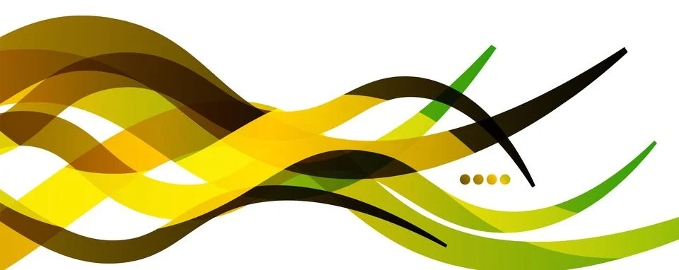 Abstract background - transparent overlapping wavy lines on white pattern 스톡 일러스트