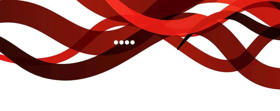 Abstract background - transparent overlapping wavy lines on white pattern 스톡 일러스트