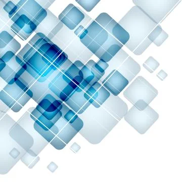 Abstract background with transparent squares. Eps 10 Stock Illustration