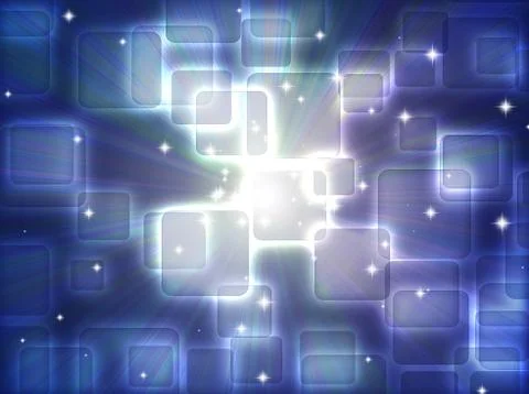 Abstract background with transparent squares. Stock Photos