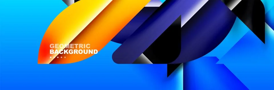 Abstract background with trendy dynamic effect. Motion vector Illustration Stock Illustration