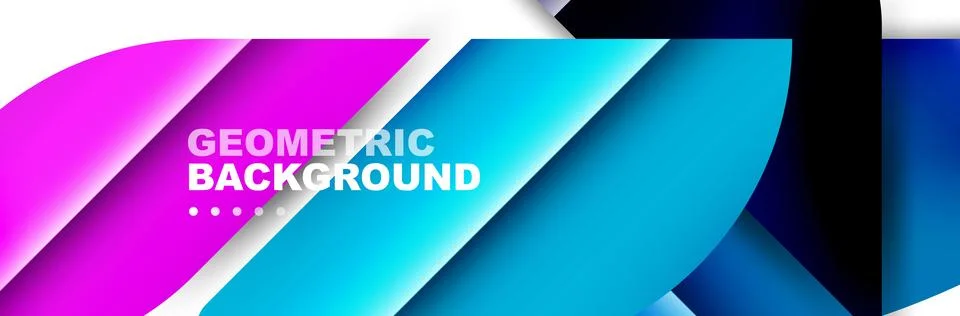 Abstract background with trendy dynamic effect. Motion vector Illustration Stock Illustration