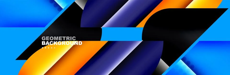 Abstract background with trendy dynamic effect. Motion vector Illustration Stock Illustration