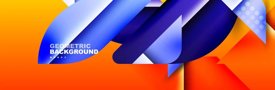 Abstract background with trendy dynamic effect. Motion vector Illustration Stock Illustration