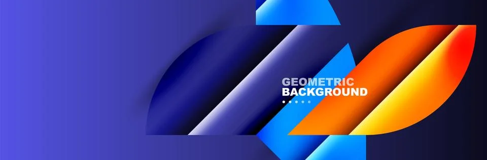 Abstract background with trendy dynamic effect. Motion vector Illustration Stock Illustration