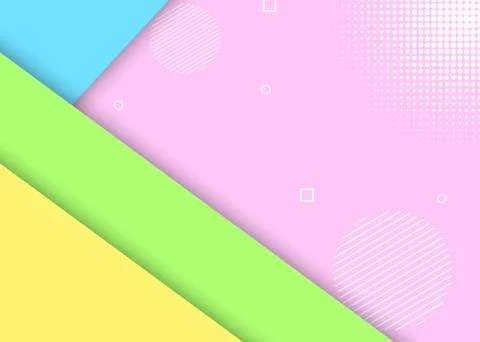 Abstract background with trendy geometric elements. Modern abstract template for Stock Illustration