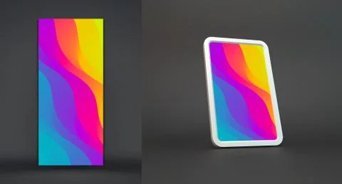 Abstract background with trendy gradients. Vector illustration. Stock Illustration