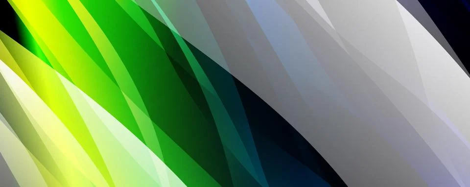 Abstract background, trendy simple fluid color gradients waves. Vector イラスト素材