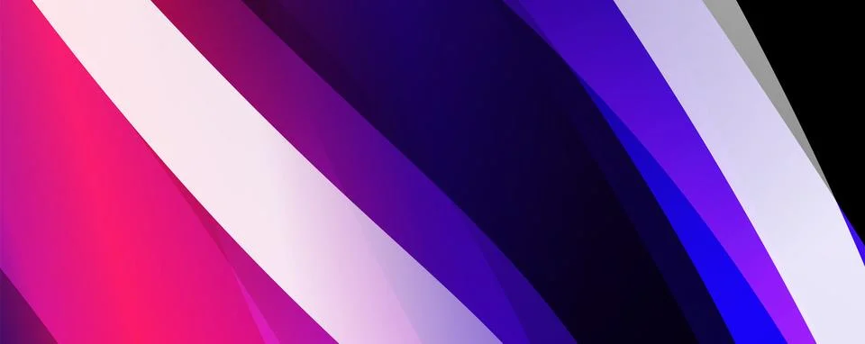 Abstract background, trendy simple fluid color gradients waves. Vector Illustrazione stock