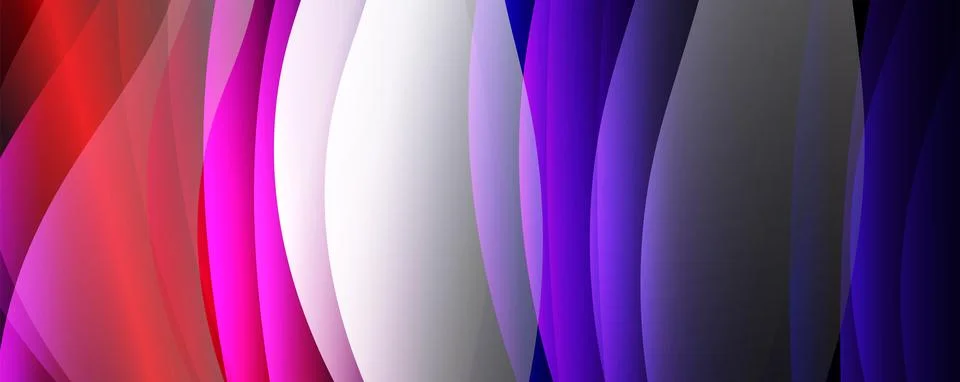 Abstract background, trendy simple fluid color gradients waves. Vector Stock Illustration