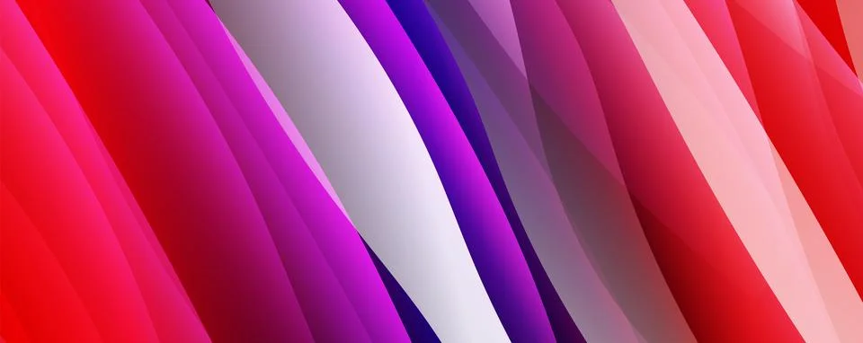Abstract background, trendy simple fluid color gradients waves. Vector Stock Illustration