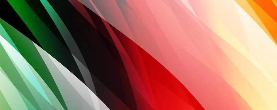 Abstract background, trendy simple fluid color gradients waves. Vector イラスト素材