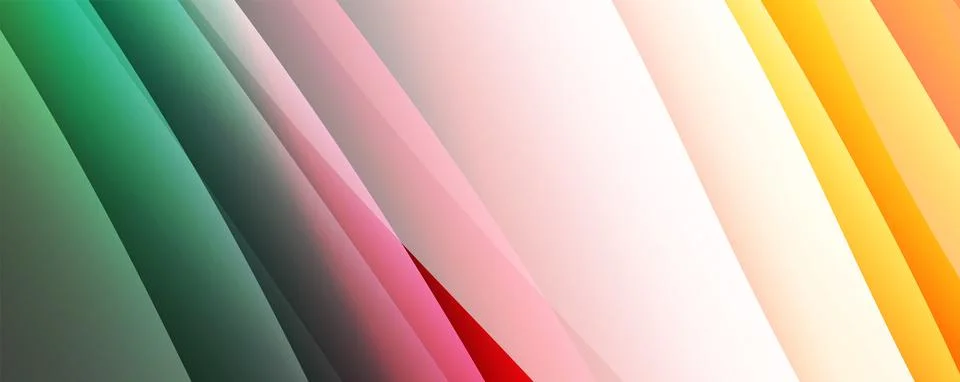 Abstract background, trendy simple fluid color gradients waves. Vector イラスト素材