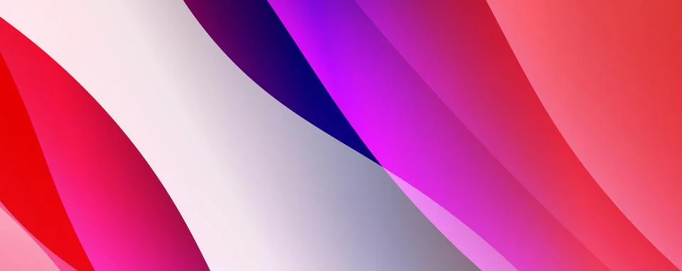 Abstract background, trendy simple fluid color gradients waves. Vector 스톡 일러스트