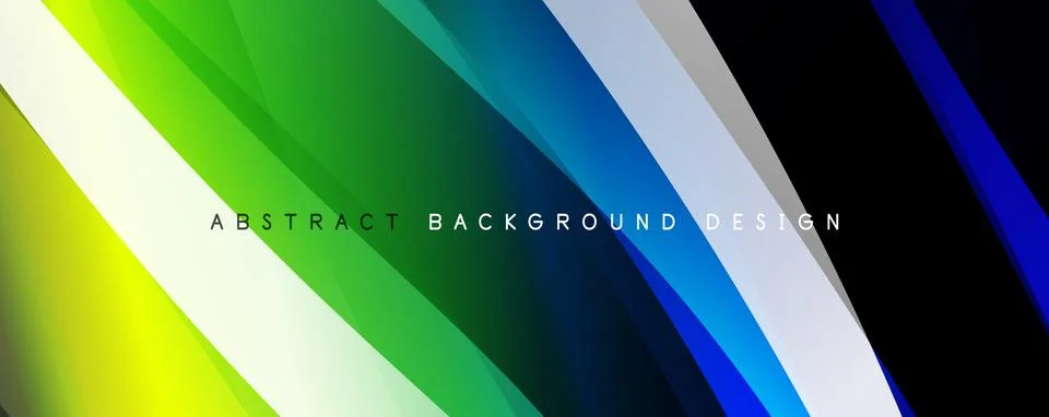 Abstract background, trendy simple fluid color gradients waves. Vector イラスト素材