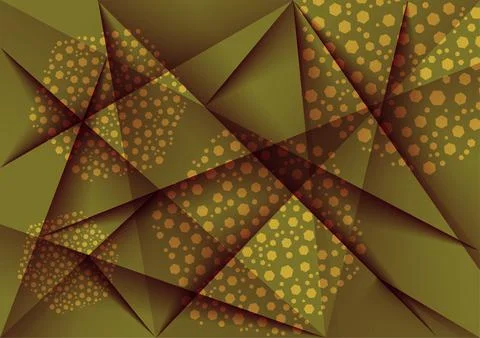 Abstract Background, Triangle blend color, hexagon vector illustration. Illustrazione stock