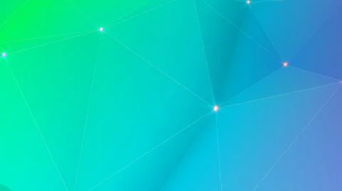 Abstract background triangle on blue and green gradation background,geometric Stock Illustration