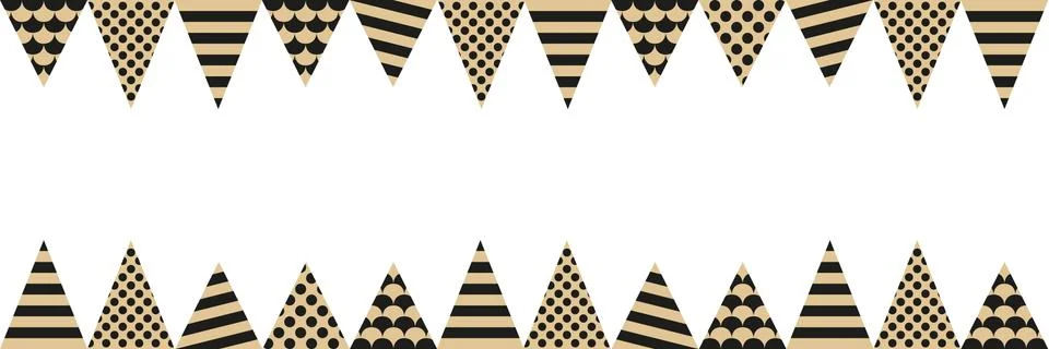Abstract background with triangle with different pattern Stock Illustration