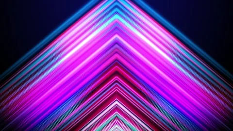 Abstract background triangle iridescent effect. Wave form. Neon background Stock Footage 308151656