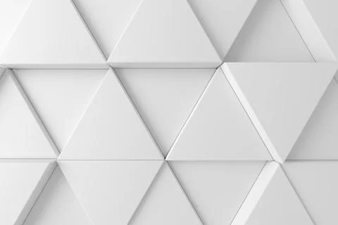 Abstract background of triangle. Modern tile wall. 3D rendering. Stock Illustration