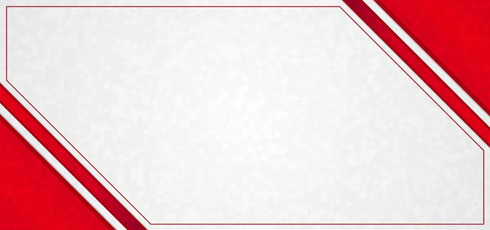 Abstract background triangle pattern red frame overlap. Stock Illustration