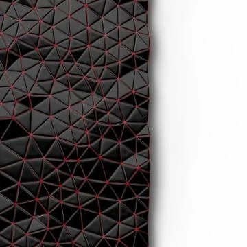 Abstract background of triangle polygons background Stock Illustration