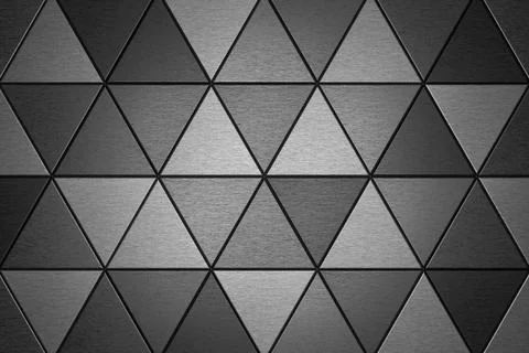 Abstract background of triangle shape. Modern wall. 3D rendering. Illustrazione stock