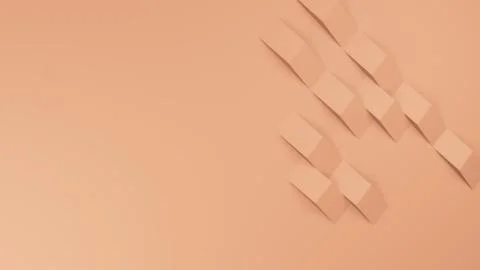 Abstract background Triangles 3D render right upper view Stock Photos