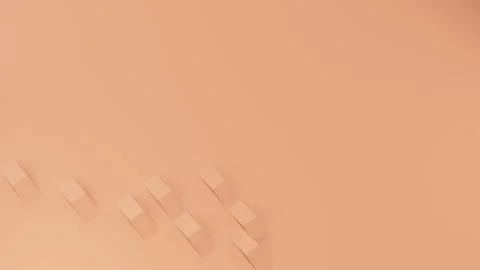 Abstract background Triangles 3D render left lower view Stock Photos