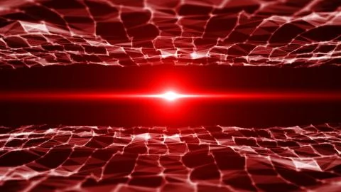 Abstract background with triangles and flares Stock Illustration