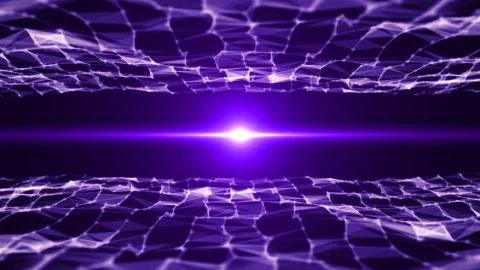 Abstract background with triangles and flares Stock Illustration