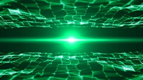 Abstract background with triangles and flares Stock Illustration