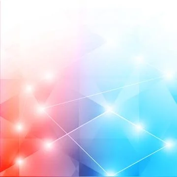 Abstract background with triangles and light Stock Illustration